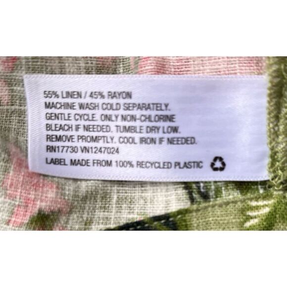 Agua Bendita x Target Peony Print Tie Wrap Top, Size XS - Picture 11 of 11